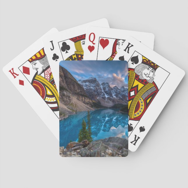 Jeu De Cartes Peinture sur la moraine (dos)