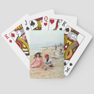 Jeu De Cartes PEINTURE vintage 1904 ~ Île de Wight ~