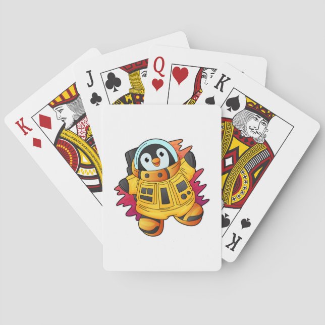 Jeu De Cartes Penguin as Astronaut in Suit (dos)