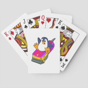 Jeu De Cartes Penguin comme coiffeur avec Razor