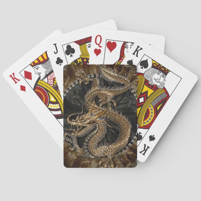 Jeu De Cartes Pentagramme dragon (dos)