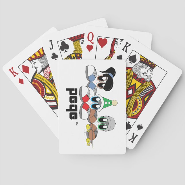Jeu De Cartes PEQE Jouant aux cartes (dos)