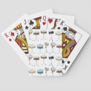 Jeu De Cartes Percussionniste Cool de Snare Drum Drummer