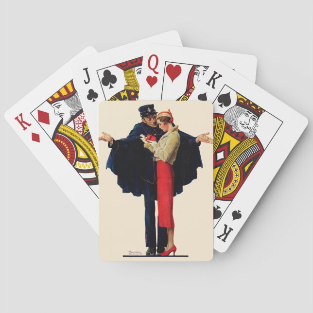 Jeu De Cartes Perdu à Paris (dos)