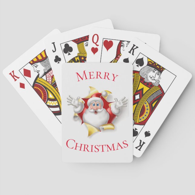 Jeu De Cartes Père Noël (dos)