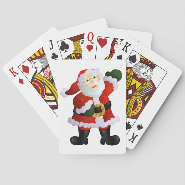 Jeu De Cartes Père Noël (dos)