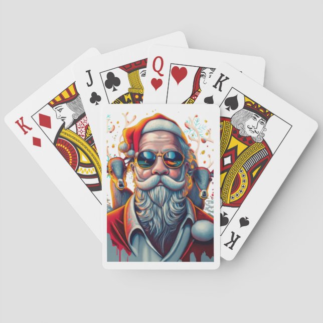 Jeu De Cartes père Noël (dos)