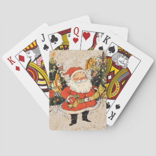 Jeu De Cartes Père Noël Arbres de Noël