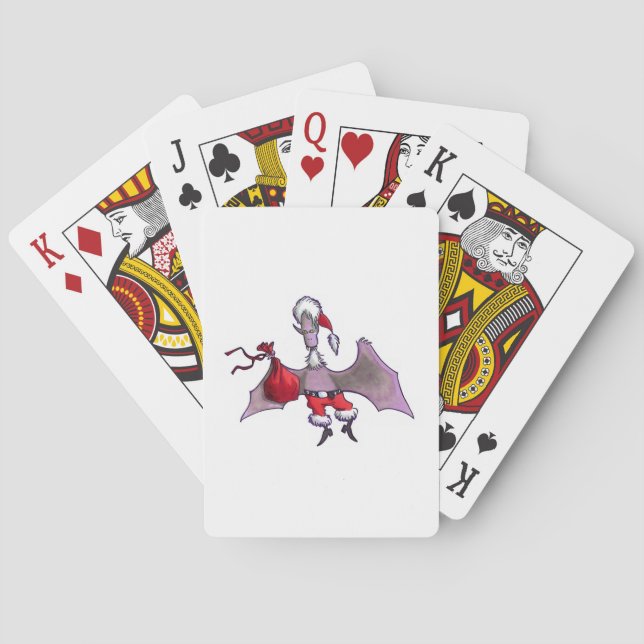 Jeu De Cartes Père Noël Bat Poker jouer aux cartes (dos)