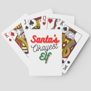 Jeu De Cartes Père Noël Okayest Elf Noël drôle