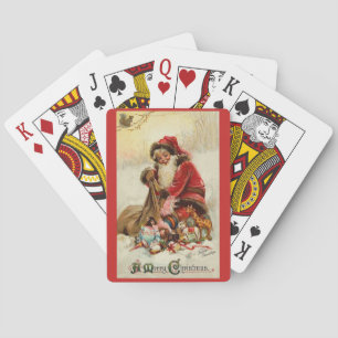 Jeu De Cartes Père Noël vintage