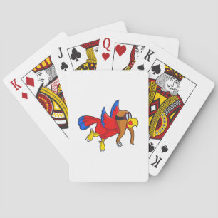Jeu De Cartes Perroquet au vol en tant que pilote