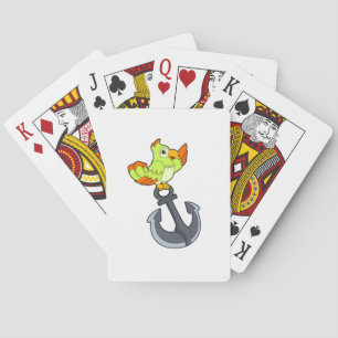 Jeu De Cartes Perroquet avec Ancre