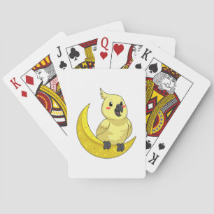 Jeu De Cartes Perroquet avec lune