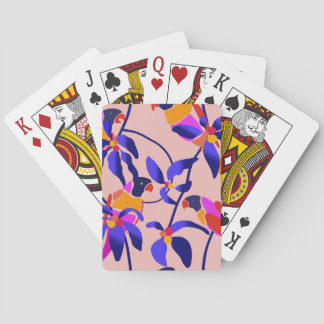 Jeu De Cartes Perroquets Vintages roses : Illustration Exotique