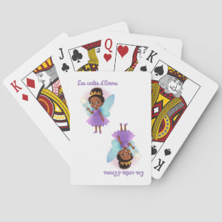 Jeu De Cartes Personalized Black Fairy Playing