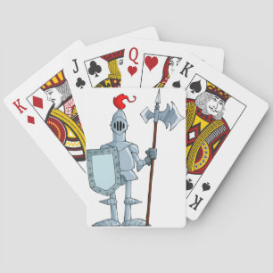 Jeu De Cartes Personnage de chevalier en armure médiévale