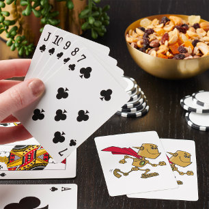 Jeu De Cartes Personnage de dessin animé de robot super-héros co