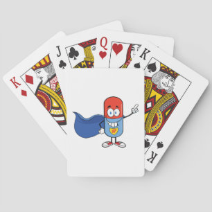 Jeu De Cartes Personnage de héros de dessin animé Super Pill
