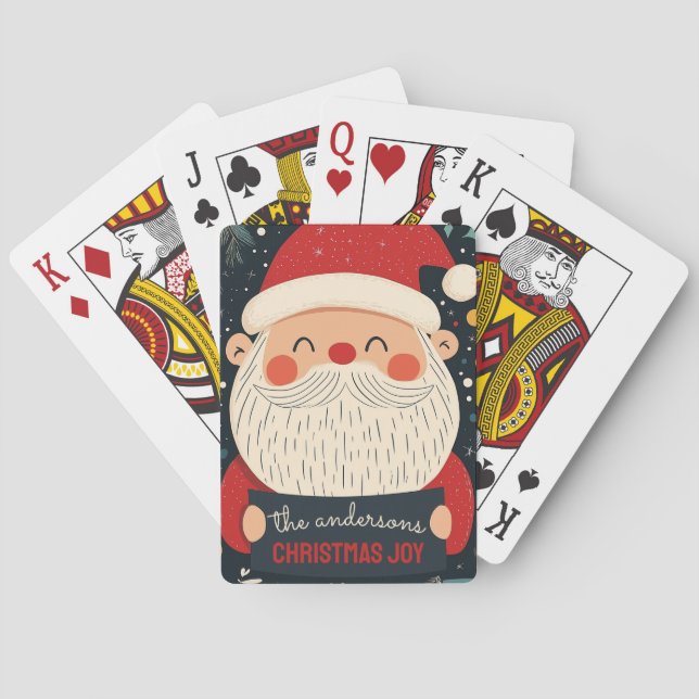 Jeu De Cartes Personnalisable Happy Père Noël (dos)