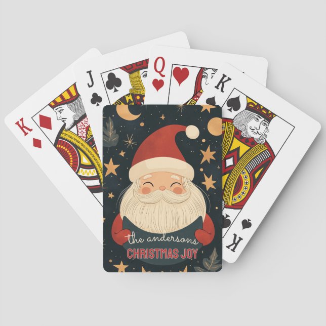 Jeu De Cartes Personnalisable Happy Père Noël (dos)