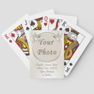 Jeu De Cartes Personnalisé épousant des faveurs pour des invités
