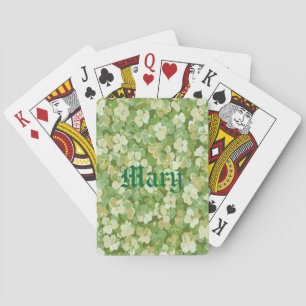 Jeu De Cartes Personnalisé Le Jardin Vert Jouer Des Cartes