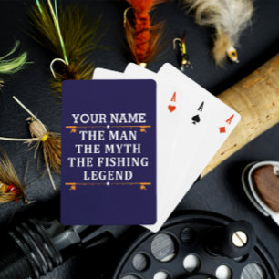 Jeu De Cartes Personnalisé L'Homme Le Mythe La Légende De La Pêc