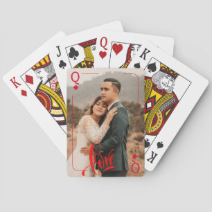 Jeu De Cartes Personnalisé Love Script Photo Lecture Cartes