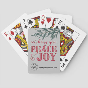 Jeu De Cartes Personnalisé Noël Joyeuses Fêtes