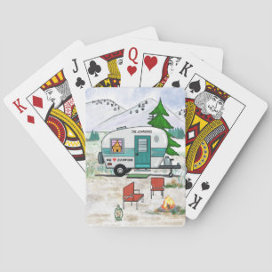 Jeu De Cartes Personnalisé "We Love Camping"Jouer aux cartes