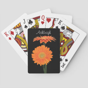 Jeu De Cartes Personnalisée Gerbera Daisies Jouer Cartes