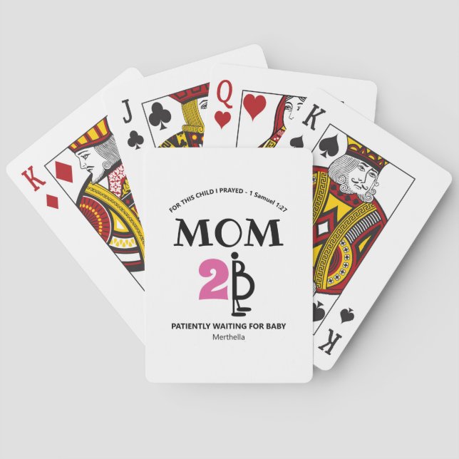 Jeu De Cartes Personnaliser Christian Maman (dos)