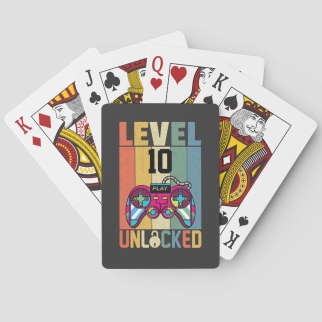 Jeu De Cartes Personnaliser Créer votre propre costume Niveau Dé (dos)