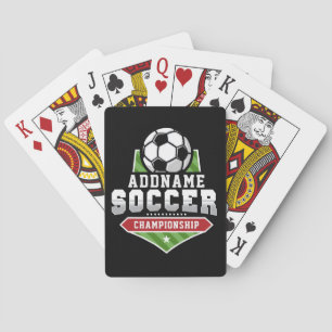 Jeu De Cartes Personnaliser Football AJOUTER TEXTE Varsity Team 