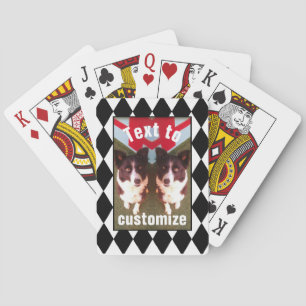 Jeu De Cartes Personnaliser Lecture des cartes Jacquard noir et 