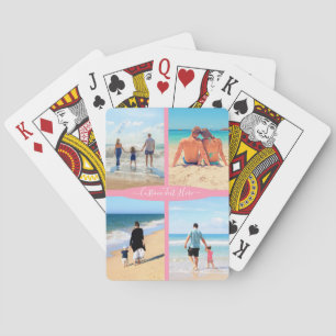 Jeu De Cartes Personnalisez votre collection de photos Lecture d