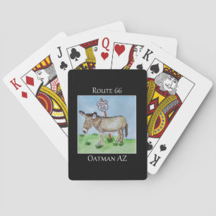 Jeu De Cartes Petit âne, Route 66, à Oatman AZ