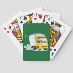 Jeu De Cartes Petit Camion Cartoon Jaune pour enfants !
