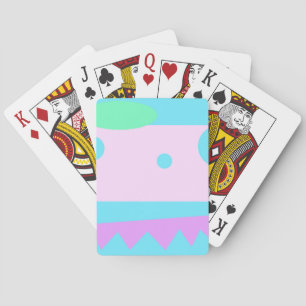 Jeu De Cartes Petit Monstre Abstrait ou paysage
