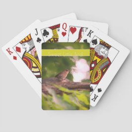 Jeu De Cartes Petit Oiseau Avec Lumineuse Lime Vert