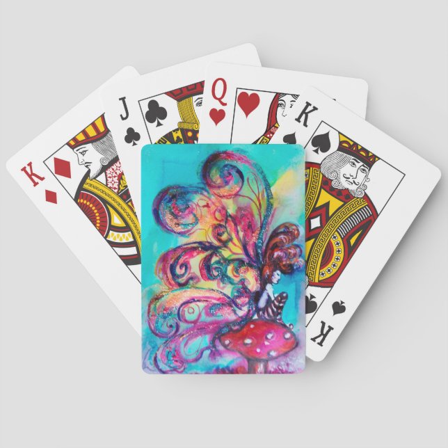 JEU DE CARTES PETITE ELF DE CHAMPIGNONS IMAGINAIRE (dos)