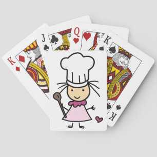 Jeu De Cartes Petite fille de chef
