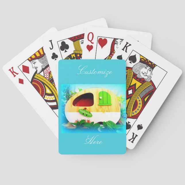 Jeu De Cartes Petite maison caravane tzigane (dos)