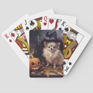 Jeu De Cartes Peur d'Halloween Citrouille de Poméranie