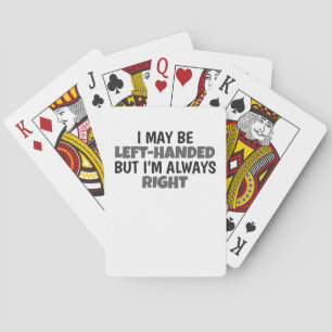 Jeu De Cartes Peut Être Gauche, Mais Toujours Droite