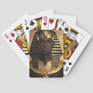 Jeu De Cartes Pharaoh Energy — Roi Ancien Africain Art Moderne