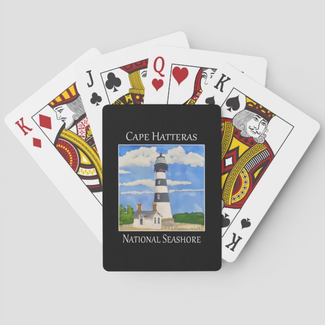 Jeu De Cartes Phare côtier national de Cape Hatteras (dos)