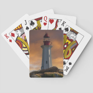 Jeu De Cartes Phare de Point Atkinson au coucher du soleil