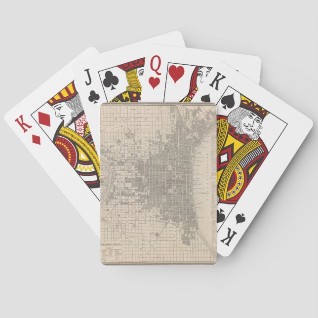Jeu De Cartes Philadelphie. (dos)